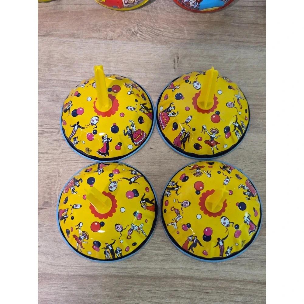 Vintage Tin Noisemaker Large Lot 18 US Metal Toy Mfg Co Clown Cricket Mariachi
